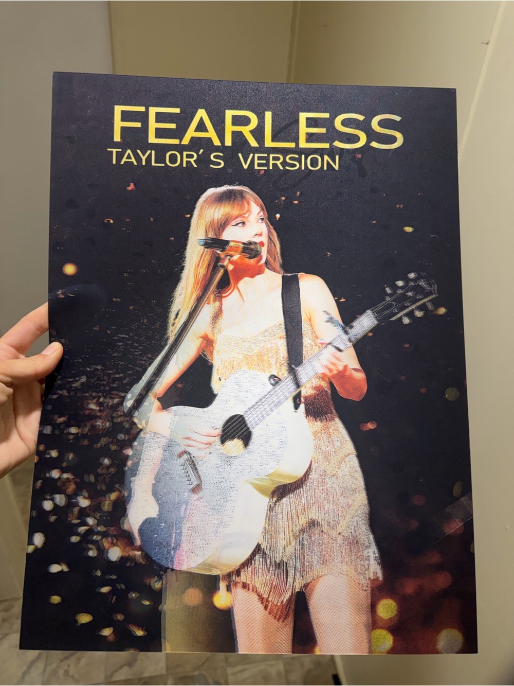 Fearless Taylor Swift Version 3D Holographic Lenticular Poster